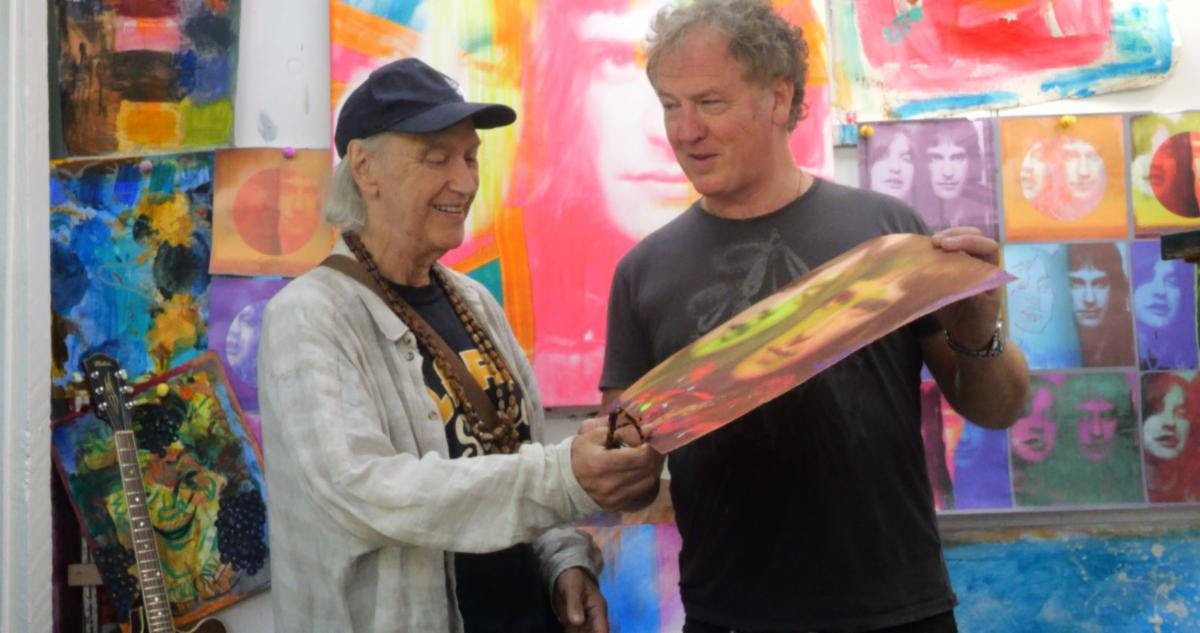 Brothers Ray And Dave Davies Of The Kinks Are The Subject Of An Art Exhibition At Gibson Garage London From July Through September